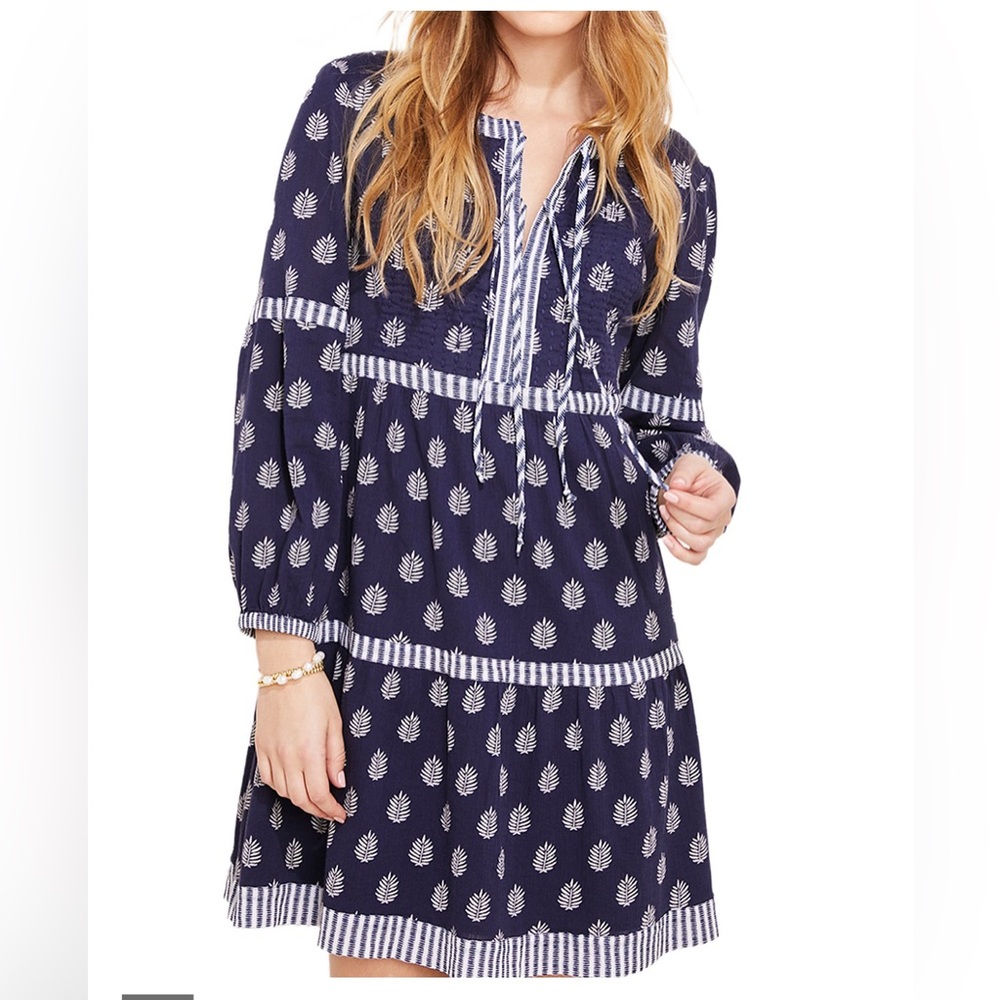 Vineyard Vines Fleur de Leaf Tunic Dress